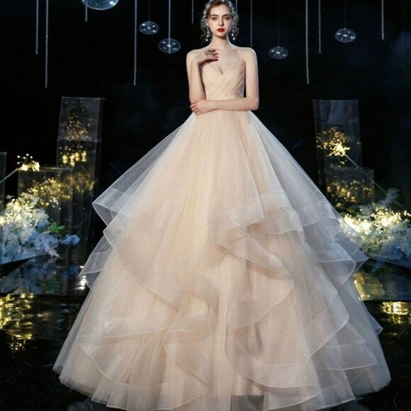 No Brand Dresses & Skirts - 💫 New Tulle Princess Wedding Dress – Layered Ballgown | Designer Couture Inspo